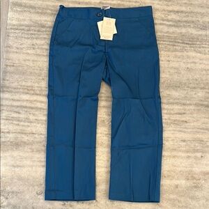 NEW Girl’s Janie & Jack Teal Capri Pants, Size 7